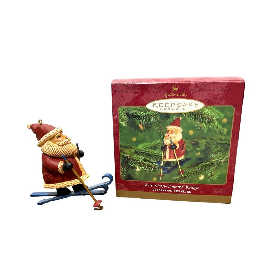 Keepsake Hallmark Kris “Cross-Country” Kringle Ornament 2000